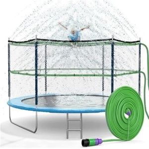 Trampoline Sprinkler Kids Outside: Trampoline Accessories (Light Green, 39FT)